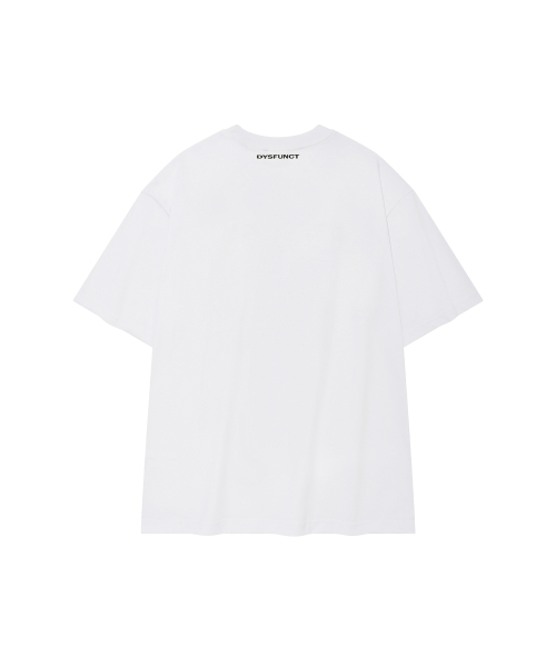 DYSFUNCT(ディスファンクト)の「STRAIGHT DENIAL T-SHIRT(WHITE)(Tシャツ/カットソー・メンズ・その他・SMALL/MEDIUM/LARGE)」の2枚目の写真