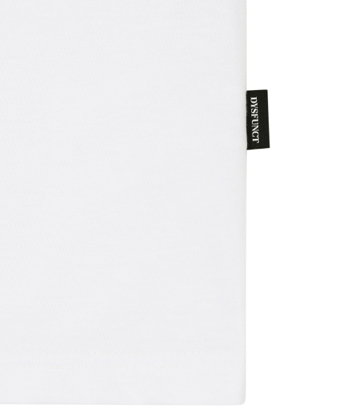 DYSFUNCT(ディスファンクト)の「STRAIGHT DENIAL T-SHIRT(WHITE)(Tシャツ/カットソー・メンズ・その他・SMALL/MEDIUM/LARGE)」の5枚目の写真