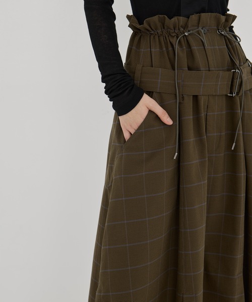 UJOH（ウジョー）の「【UJOH/ウジョー】別注 Draw Code Belt Skirt/ドローコードスカート（スカート・レディース・オリーブ・2/1）」の12枚目の写真