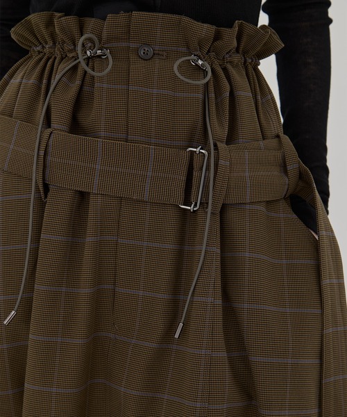 UJOH（ウジョー）の「【UJOH/ウジョー】別注 Draw Code Belt Skirt/ドローコードスカート（スカート・レディース・オリーブ・2/1）」の13枚目の写真