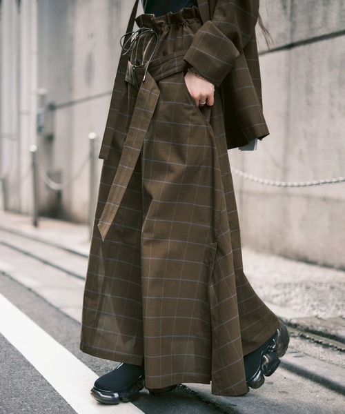 UJOH/ウジョー】別注 Draw Code Belt Skirt/ドローコードスカート
