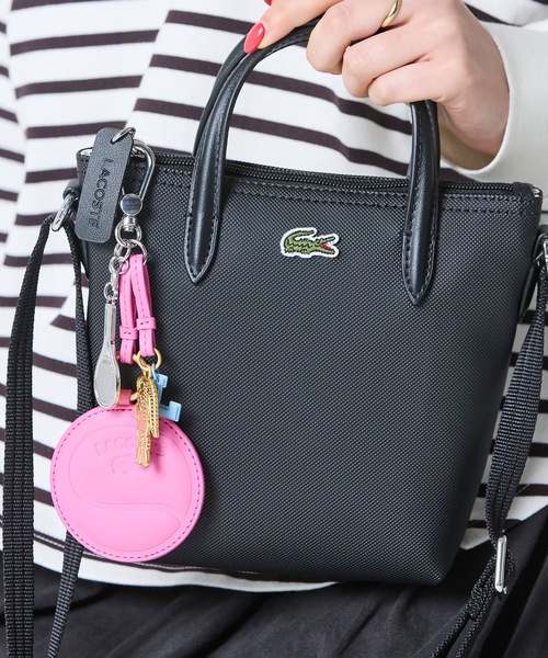 LACOSTE(ラコステ)の「ミラーチャームキーホルダー(キーホルダー・レディース・ピンク/オレンジ/ベージュ・FREE)」の6枚目の写真