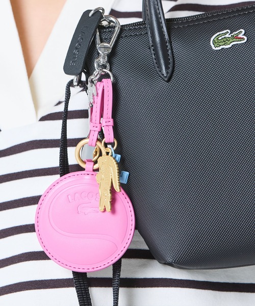 LACOSTE(ラコステ)の「ミラーチャームキーホルダー(キーホルダー・レディース・ピンク/オレンジ/ベージュ・FREE)」の7枚目の写真
