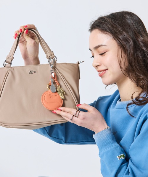 LACOSTE(ラコステ)の「ミラーチャームキーホルダー(キーホルダー・レディース・ピンク/オレンジ/ベージュ・FREE)」の12枚目の写真