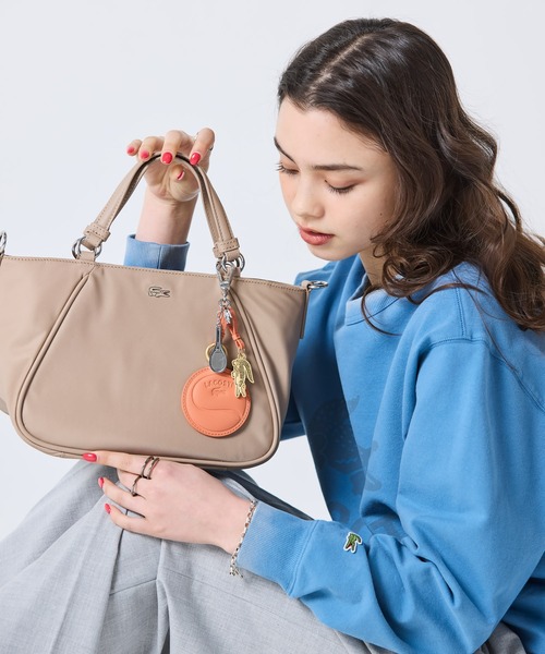 LACOSTE(ラコステ)の「ミラーチャームキーホルダー(キーホルダー・レディース・ピンク/オレンジ/ベージュ・FREE)」の13枚目の写真