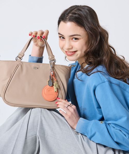 LACOSTE(ラコステ)の「ミラーチャームキーホルダー(キーホルダー・レディース・ピンク/オレンジ/ベージュ・FREE)」の14枚目の写真