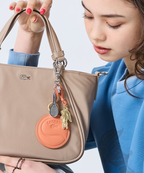 LACOSTE(ラコステ)の「ミラーチャームキーホルダー(キーホルダー・レディース・ピンク/オレンジ/ベージュ・FREE)」の11枚目の写真
