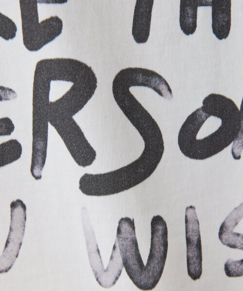 THE PAUSE(ザ ポーズ)の「【THE PAUSE】バックロゴロンTEE(Tシャツ/カットソー・レディース・チャコールグレー/オフホワイト・FREE)」の9枚目の写真