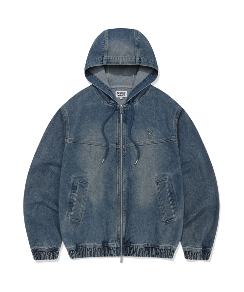Wacky WiLLy(ワッキーウィリー)の「グラフィックデニムフードジャケットブルー(パーカー・レディース・その他・SMALL/MEDIUM/LARGE/X-LARGE)」の2枚目の写真