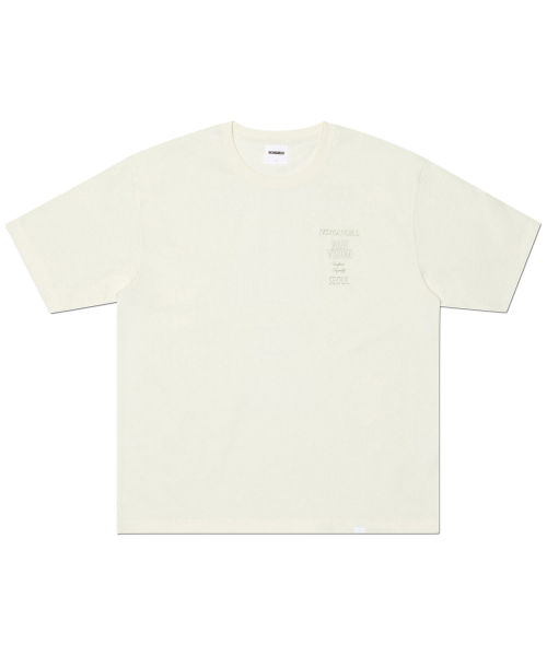 NOMANUAL(NOMANUAL)の「N.I T-SHIRT - CREAM(Tシャツ/カットソー・レディース・その他・LARGE/SMALL/MEDIUM/X-LARGE)」の9枚目の写真