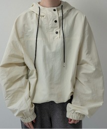 lawgy（ラウジー）の「half button shaka hooded blouson / ハーフボタンシャカフーテッドブルゾン（ブルゾン）」