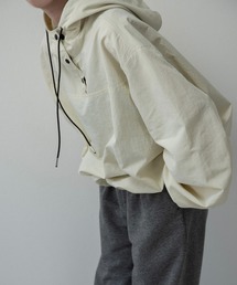 eim（エイム）の「half button shaka hooded blouson / ハーフボタンシャカフーテッドブルゾン（ブルゾン）」