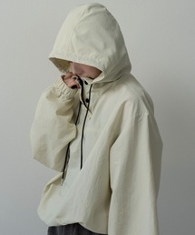 lawgy（ラウジー）の「half button shaka hooded blouson / ハーフボタンシャカフーテッドブルゾン（ブルゾン）」