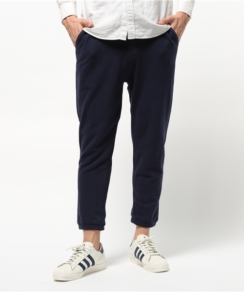 WEGO（ウィゴー）の「WEGO/リヨセル混裏毛スウェットパンツ（スウェットパンツ・メンズ・ネイビー/ブラック/杢グレー・MEDIUM/LARGE）」の15枚目の写真
