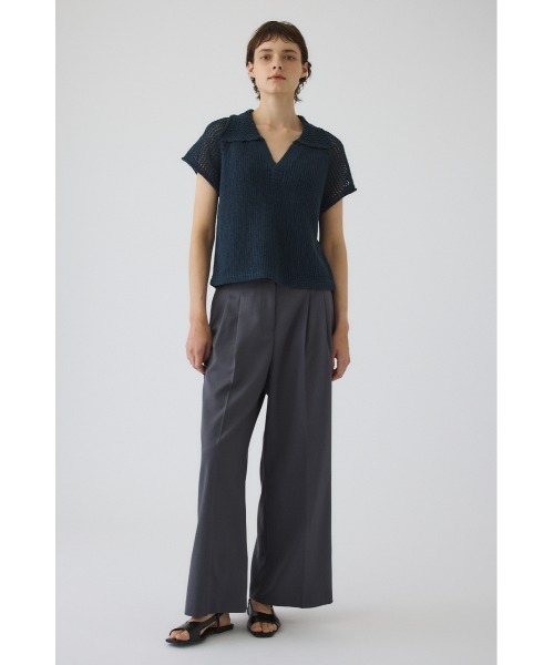 RIM.ARK(リムアーク)の「Loose slacks ルーズ スラックス(スラックス・レディース・グレー/ブラック/グレイッシュベージュ・36/38)」の1枚目の写真