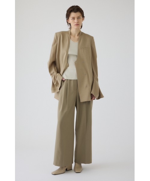 RIM.ARK(リムアーク)の「Loose slacks ルーズ スラックス(スラックス・レディース・グレー/ブラック/グレイッシュベージュ・36/38)」の3枚目の写真