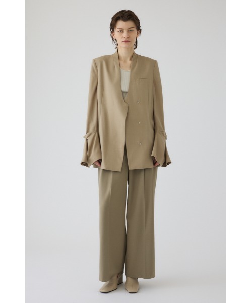 RIM.ARK(リムアーク)の「Loose slacks ルーズ スラックス(スラックス・レディース・グレー/ブラック/グレイッシュベージュ・36/38)」の4枚目の写真