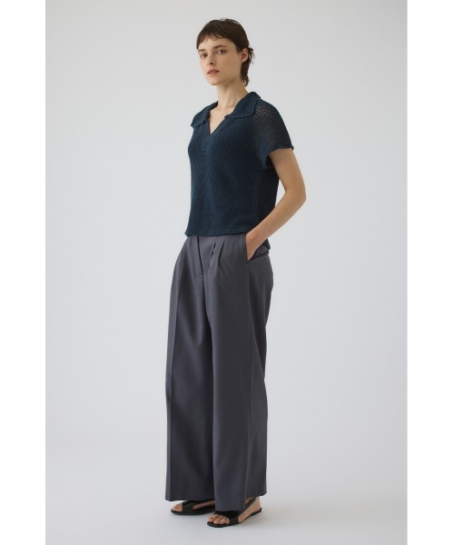 RIM.ARK(リムアーク)の「Loose slacks ルーズ スラックス(スラックス・レディース・グレー/ブラック/グレイッシュベージュ・36/38)」の20枚目の写真