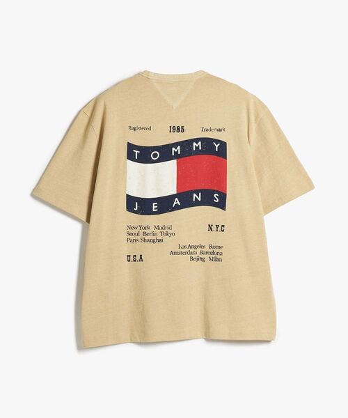 tommy jeans(トミー ジーンズ)の「ウェービングフラッグショートスリーブTシャツ(Tシャツ/カットソー・メンズ・マルチ/ベージュ・LARGE/SMALL/X-LARGE/MEDIUM/X-SMALL)」の6枚目の写真