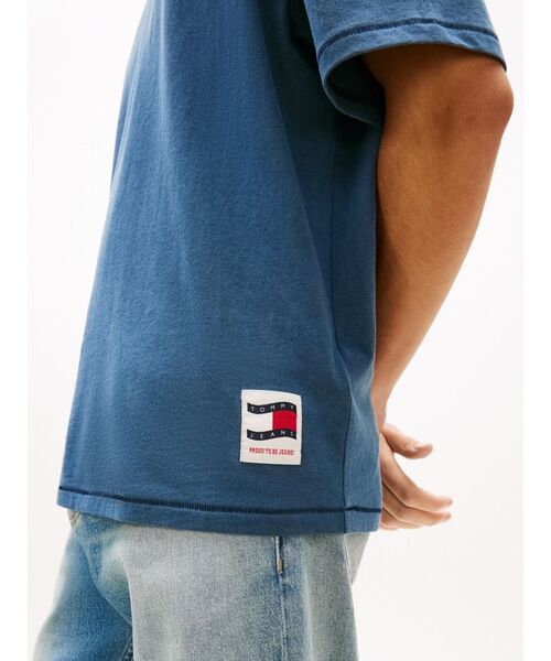 tommy jeans(トミー ジーンズ)の「ウェービングフラッグショートスリーブTシャツ(Tシャツ/カットソー・メンズ・マルチ/ベージュ・LARGE/SMALL/X-LARGE/MEDIUM/X-SMALL)」の7枚目の写真