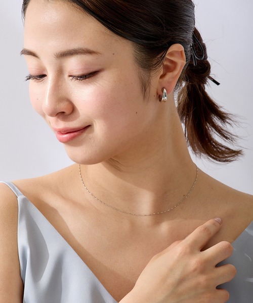 CALIN STANDARD(カリンスタンダード)の「◆金属アレルギー対応◆◆made in japan◆【痛くない】【落ちにくい】【ストレスフリーな着け心地】ソリッドライン グランループフィットイヤリング(イヤリング・レディース・シルバー/ゴールド・FREE)」の16枚目の写真