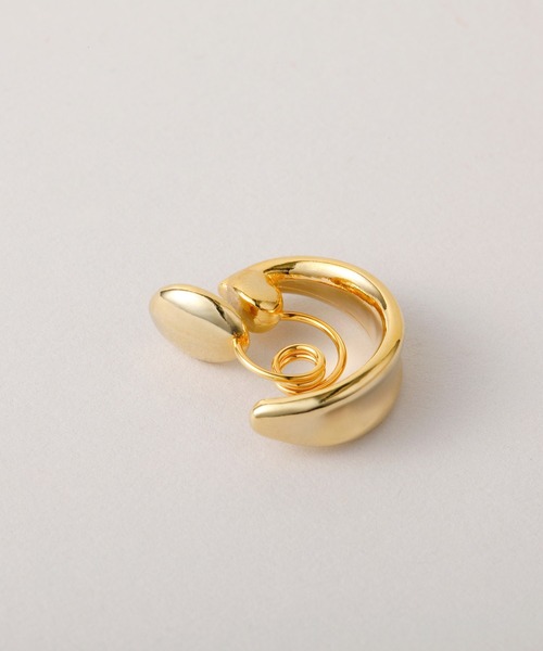 CALIN STANDARD(カリンスタンダード)の「◆金属アレルギー対応◆◆made in japan◆【痛くない】【落ちにくい】【ストレスフリーな着け心地】ソリッドライン グランループフィットイヤリング(イヤリング・レディース・シルバー/ゴールド・FREE)」の6枚目の写真