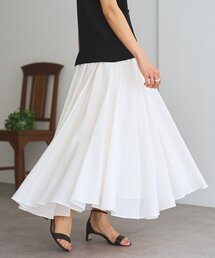 LIVETART | 《3/28(土)12：00予約開始》リネン混フレアスカート《LIVETART》(スカート)