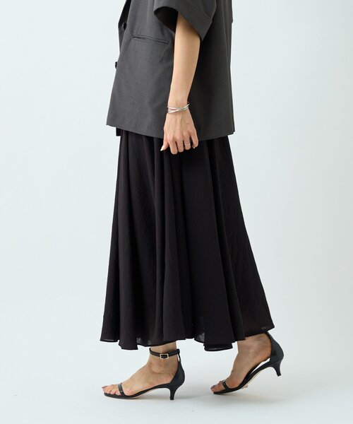 LIVETART（リヴェタート）の「リネン混フレアスカート《LIVETART》（スカート・レディース・ホワイト/ブラック・FREE）」の20枚目の写真