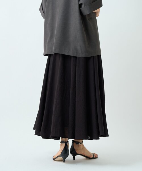 LIVETART（リヴェタート）の「リネン混フレアスカート《LIVETART》（スカート・レディース・ホワイト/ブラック・FREE）」の19枚目の写真