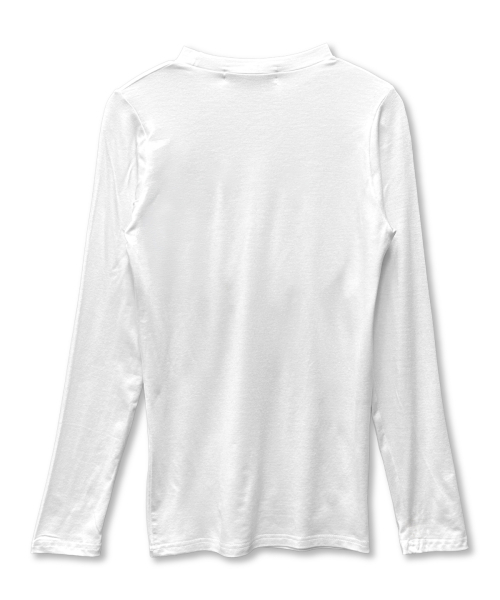 DAMISH(ダミシュ)の「エッセンシャルゴシッククロスロングスリーブ_ホワイト(Tシャツ/カットソー・レディース・ホワイト・SMALL/MEDIUM)」の5枚目の写真