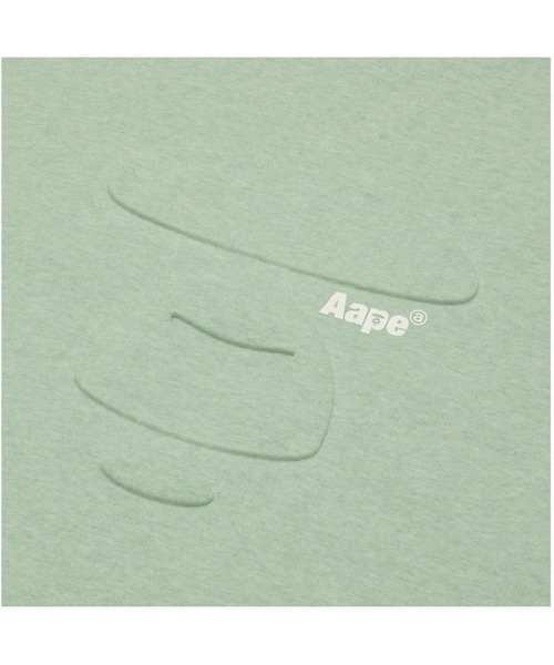 AAPE BY A BATHING APE(エーエイプバイアベイシングエイプ)の「AAPE BASIC TEE(Tシャツ/カットソー・メンズ・グリーン・MEDIUM/LARGE/X-LARGE/SMALL)」の3枚目の写真