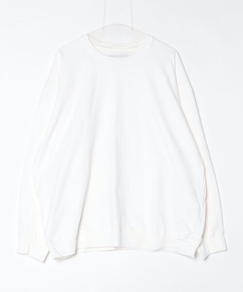 VOAAOV(ヴォアーブ)の「【VOAAOV】HEAVY JERSEY GARMENT DYE L/S T-Shirt(Tシャツ/カットソー・メンズ・ブラック/オリーブ/チャコールグレー/ホワイト・2/1)」の2枚目の写真