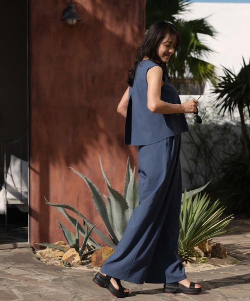 ROPE'(ロペ)の「【NO NAME×前田典子さん(マエノリ)×ROPE’】コンクリートサンダル(サンダル・レディース・ブラック/ベージュ・35/36/37/38)」の6枚目の写真