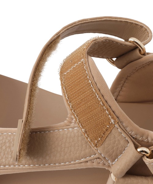 ROPE'(ロペ)の「【NO NAME×前田典子さん(マエノリ)×ROPE’】コンクリートサンダル(サンダル・レディース・ブラック/ベージュ・35/36/37/38)」の16枚目の写真