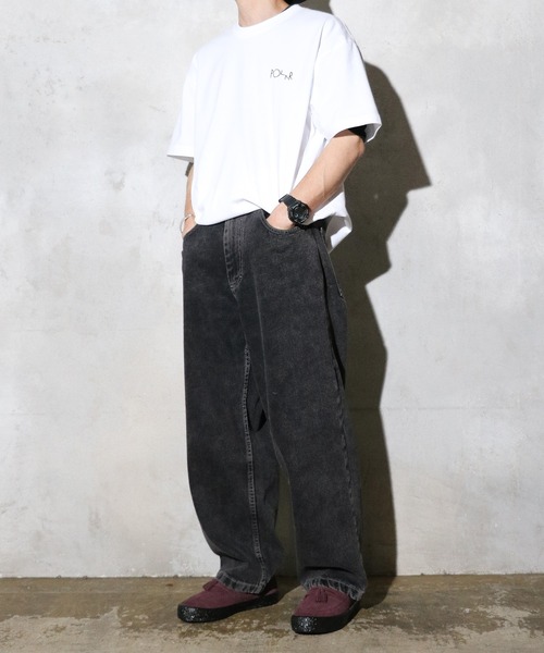 Polar Skate Co.(ポーラースケートカンパニー)の「Polar Skate Co. / ポーラースケートカンパニー BIG BOY PANTS ビッグボーイパンツ バギーデニム(デニムパンツ・メンズ・ブラック・X-SMALL/SMALL/MEDIUM/LARGE)」の3枚目の写真