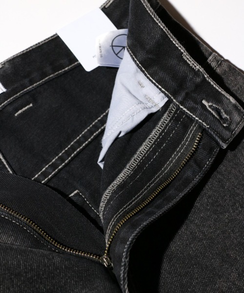 Polar Skate Co.(ポーラースケートカンパニー)の「Polar Skate Co. / ポーラースケートカンパニー BIG BOY PANTS ビッグボーイパンツ バギーデニム(デニムパンツ・メンズ・ブラック・X-SMALL/SMALL/MEDIUM/LARGE)」の5枚目の写真