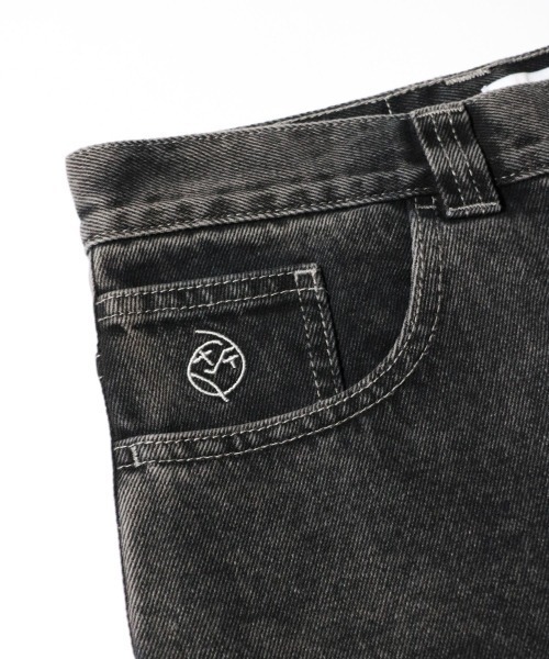 Polar Skate Co.(ポーラースケートカンパニー)の「Polar Skate Co. / ポーラースケートカンパニー BIG BOY PANTS ビッグボーイパンツ バギーデニム(デニムパンツ・メンズ・ブラック・X-SMALL/SMALL/MEDIUM/LARGE)」の7枚目の写真