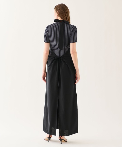 ESTNATION(エストネーション)の「GOOD PEOPLE GOOD STITCHING GOOD PRODUCT for ESTNATION / ジャージーワンピース(ワンピース・レディース・ブラック・FREE)」の10枚目の写真
