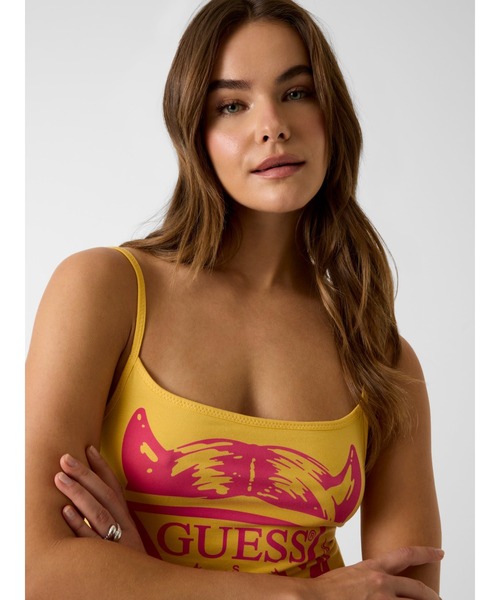 GUESS JEANS × HYSTERIC GLAMOUR Printed Cami Tank タンクトップ