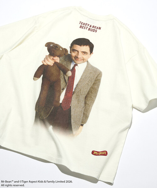 Mr. Bean/ミスタービーン Back Print Tee /Teddy & Bean/ テディ