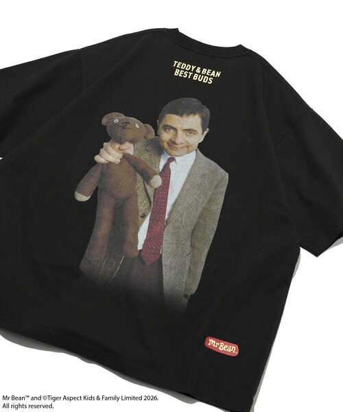 Mr. Bean Back Print Tee / Teddy & Bean — футболка с принтом на спине