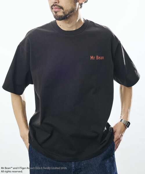 FREAK'S STORE(フリークスストア)の「Mr. Bean/ミスタービーン Back Print Tee /Teddy & Bean/ テディ&ビーン バックプリントTシャツ(Tシャツ/カットソー・メンズ・ホワイト/ライトグレー/ブラック・SMALL/MEDIUM/LARGE)」の19枚目の写真