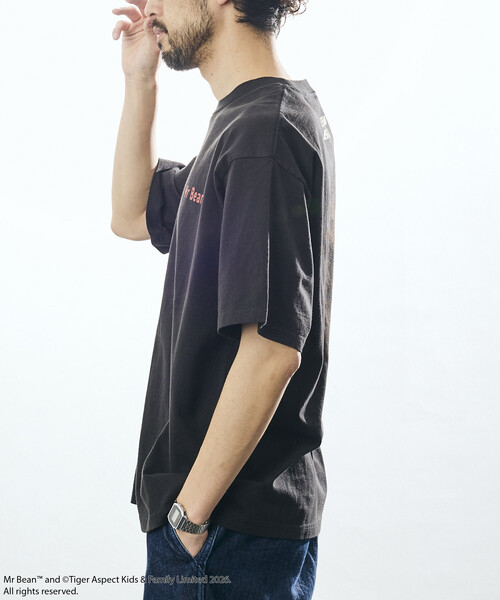 FREAK'S STORE(フリークスストア)の「Mr. Bean/ミスタービーン Back Print Tee /Teddy & Bean/ テディ&ビーン バックプリントTシャツ(Tシャツ/カットソー・メンズ・ホワイト/ライトグレー/ブラック・SMALL/MEDIUM/LARGE)」の21枚目の写真