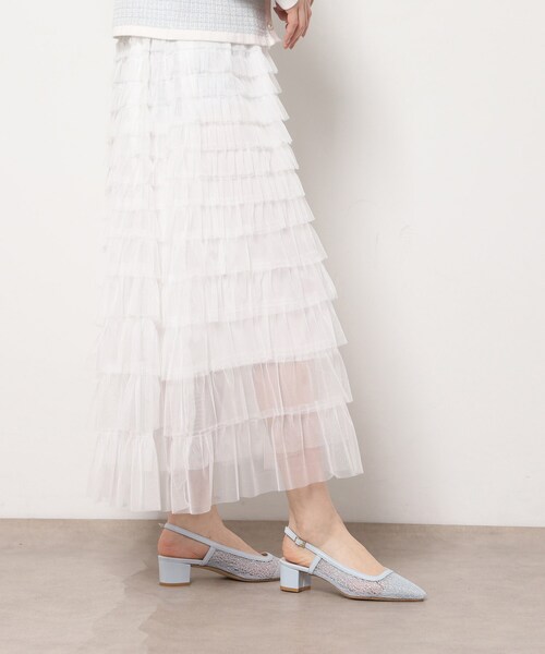 ESPERANZA(エスペランサ)の「ラメチュールバックストラップパンプス(パンプス・レディース・ブラック系8/ブルー系8/ホワイト系9・L/M/S/LL)」の12枚目の写真