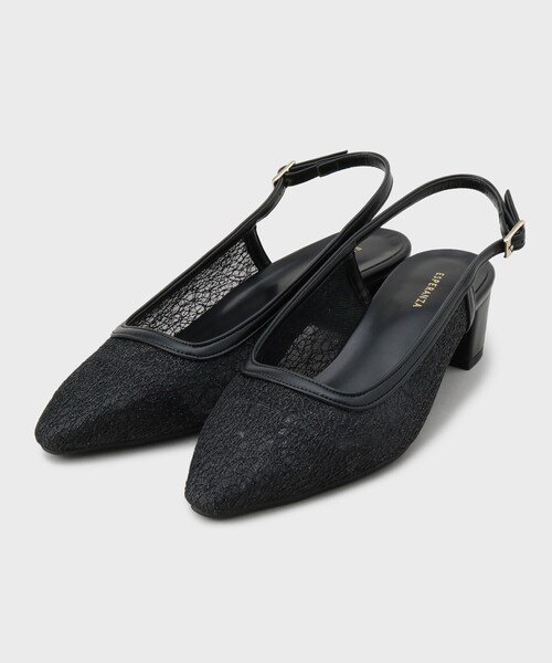 ESPERANZA(エスペランサ)の「ラメチュールバックストラップパンプス(パンプス・レディース・ブラック系8/ブルー系8/ホワイト系9・L/M/S/LL)」の15枚目の写真