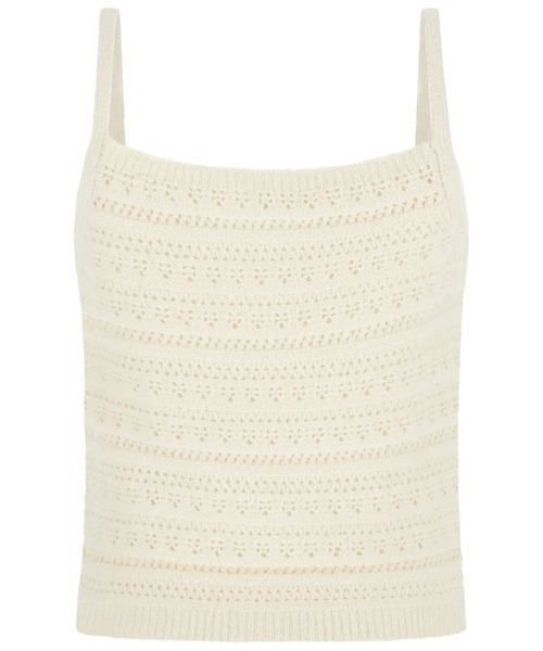 Guess(ゲス)の「RIVER Tank Sweater キャミソール(キャミソール・レディース・クリーム/ブラック・X-SMALL/SMALL/MEDIUM/LARGE)」の8枚目の写真