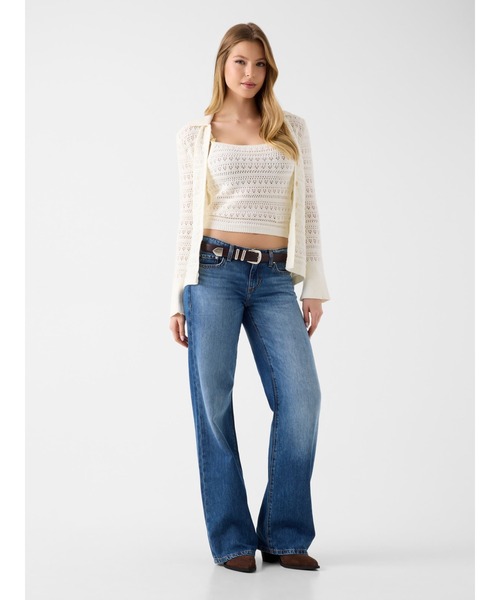 Guess(ゲス)の「RIVER Tank Sweater キャミソール(キャミソール・レディース・クリーム/ブラック・X-SMALL/SMALL/MEDIUM/LARGE)」の10枚目の写真