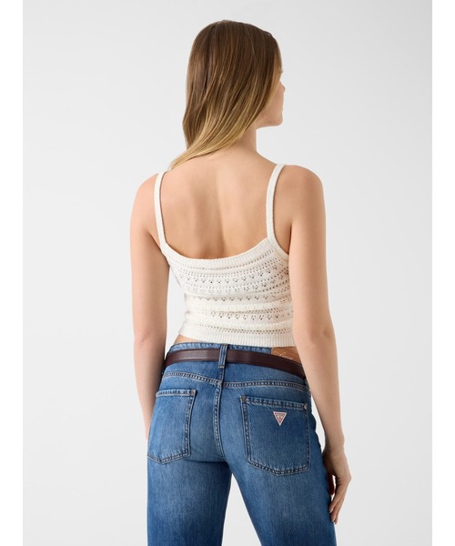 Guess(ゲス)の「RIVER Tank Sweater キャミソール(キャミソール・レディース・クリーム/ブラック・X-SMALL/SMALL/MEDIUM/LARGE)」の11枚目の写真