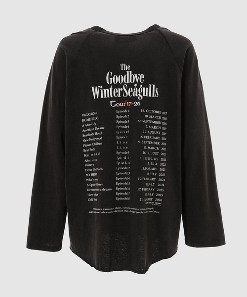 DAIRIKU(ダイリク)の「"The Winter Seaguls" Tour Raglan Tee(Tシャツ/カットソー・メンズ・ブラック・S/M/L)」の5枚目の写真