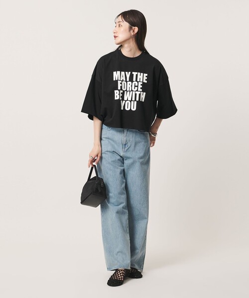 SACRA(サクラ)の「<SACRA>ビッグロゴ Tシャツ(Tシャツ/カットソー・レディース・ダークグレー/ホワイト/ブラック・38)」の18枚目の写真